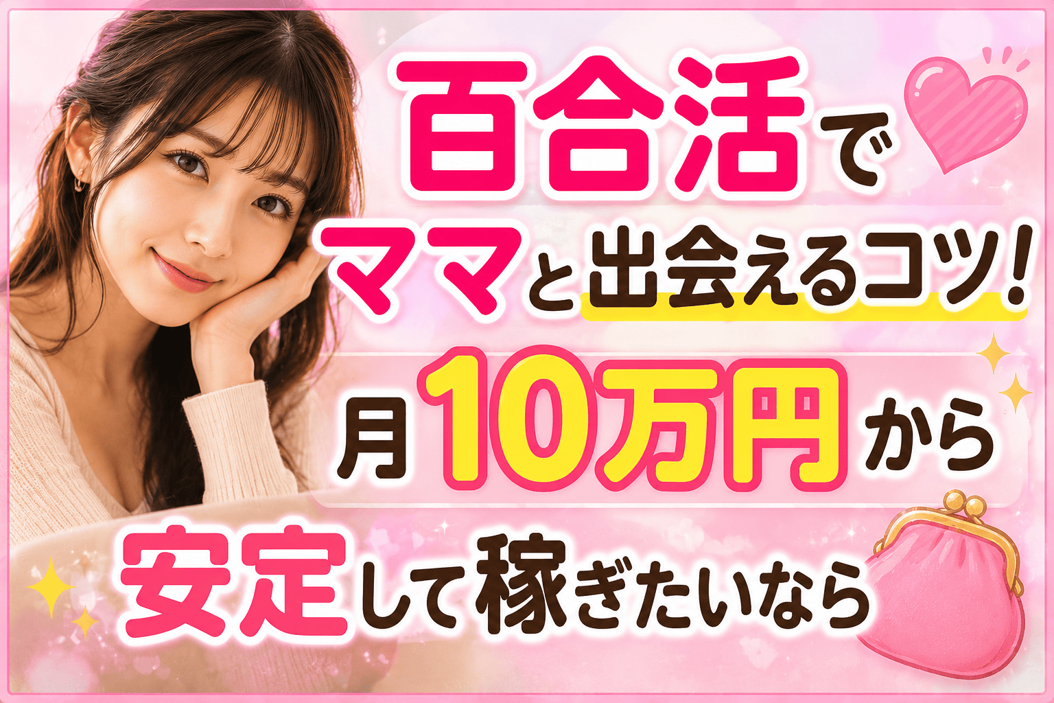 百合活でママと出会えるコツ！月10万円から安定して稼ぎたいなら
